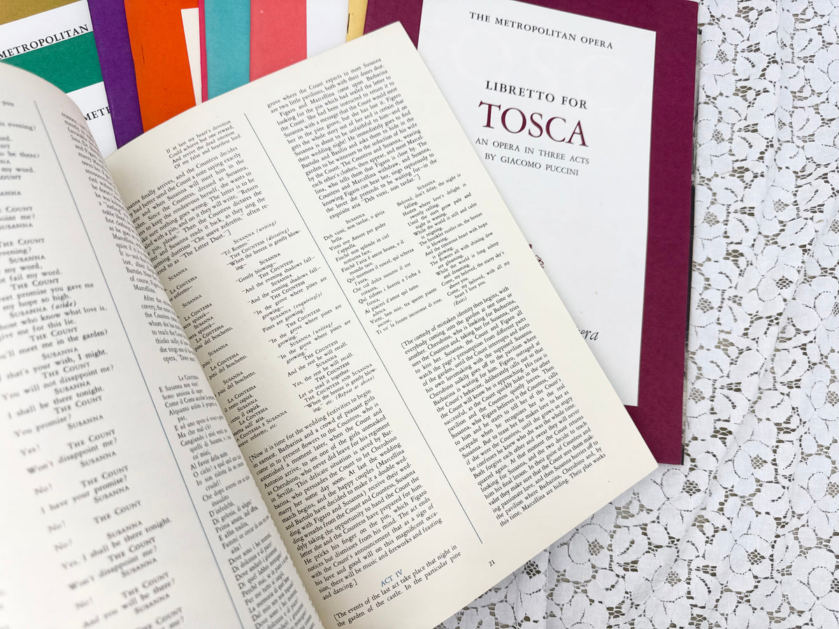 Vintage Music Booklet Set