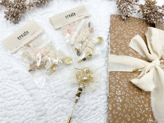 Hat Pin Kit (Makes Two Pins)