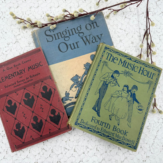 Vintage Music Book Set