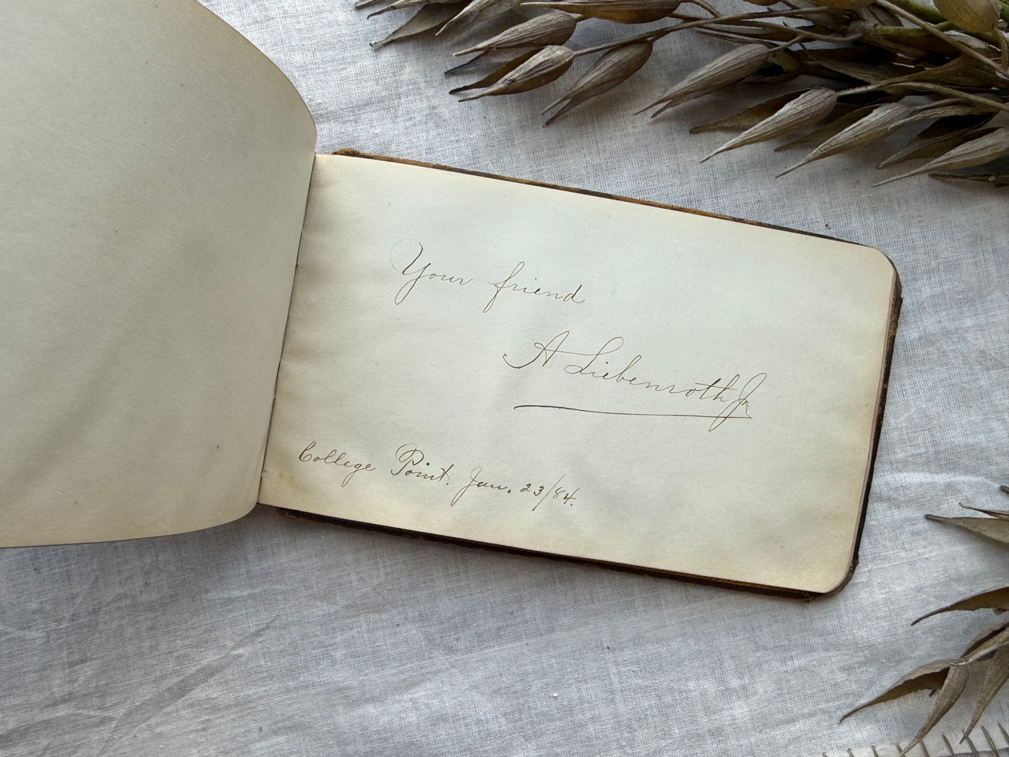Vintage Autograph Book