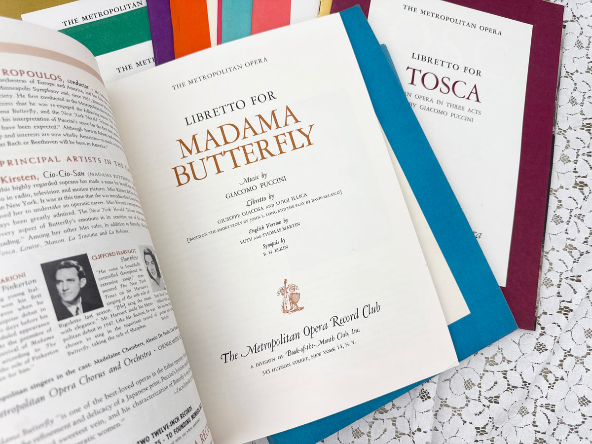 Vintage Music Booklet Set