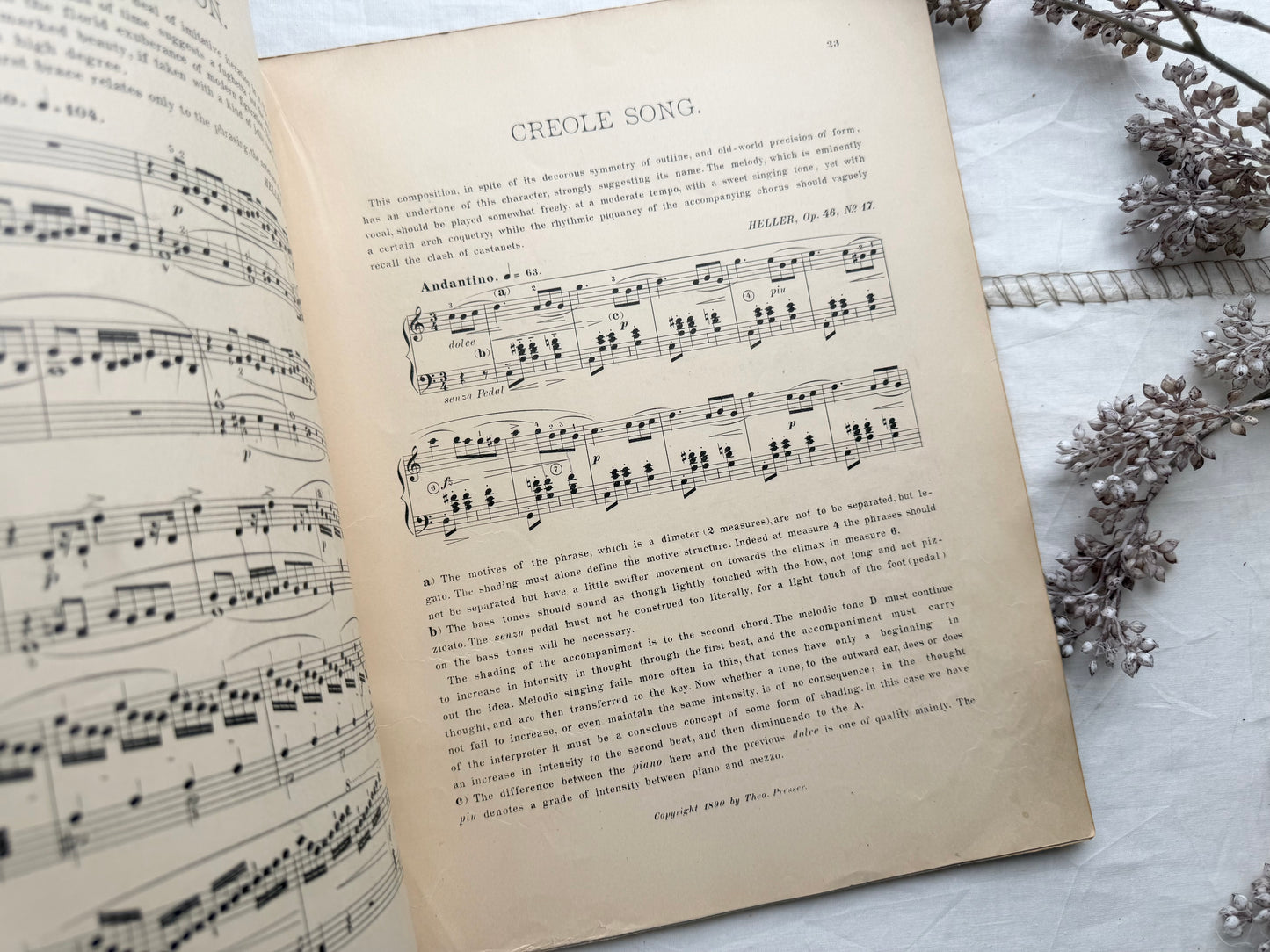 Vintage Music Book