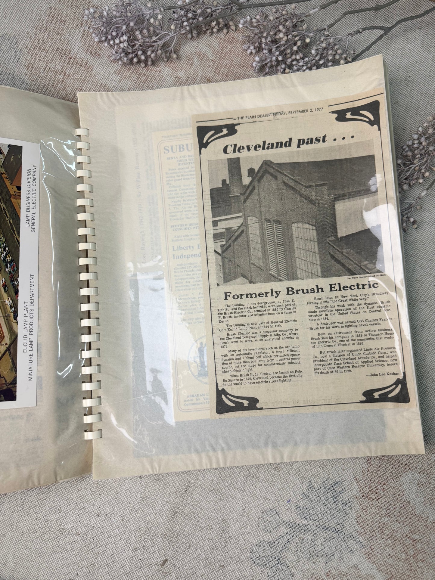 Vintage Scrapbook on Inventors
