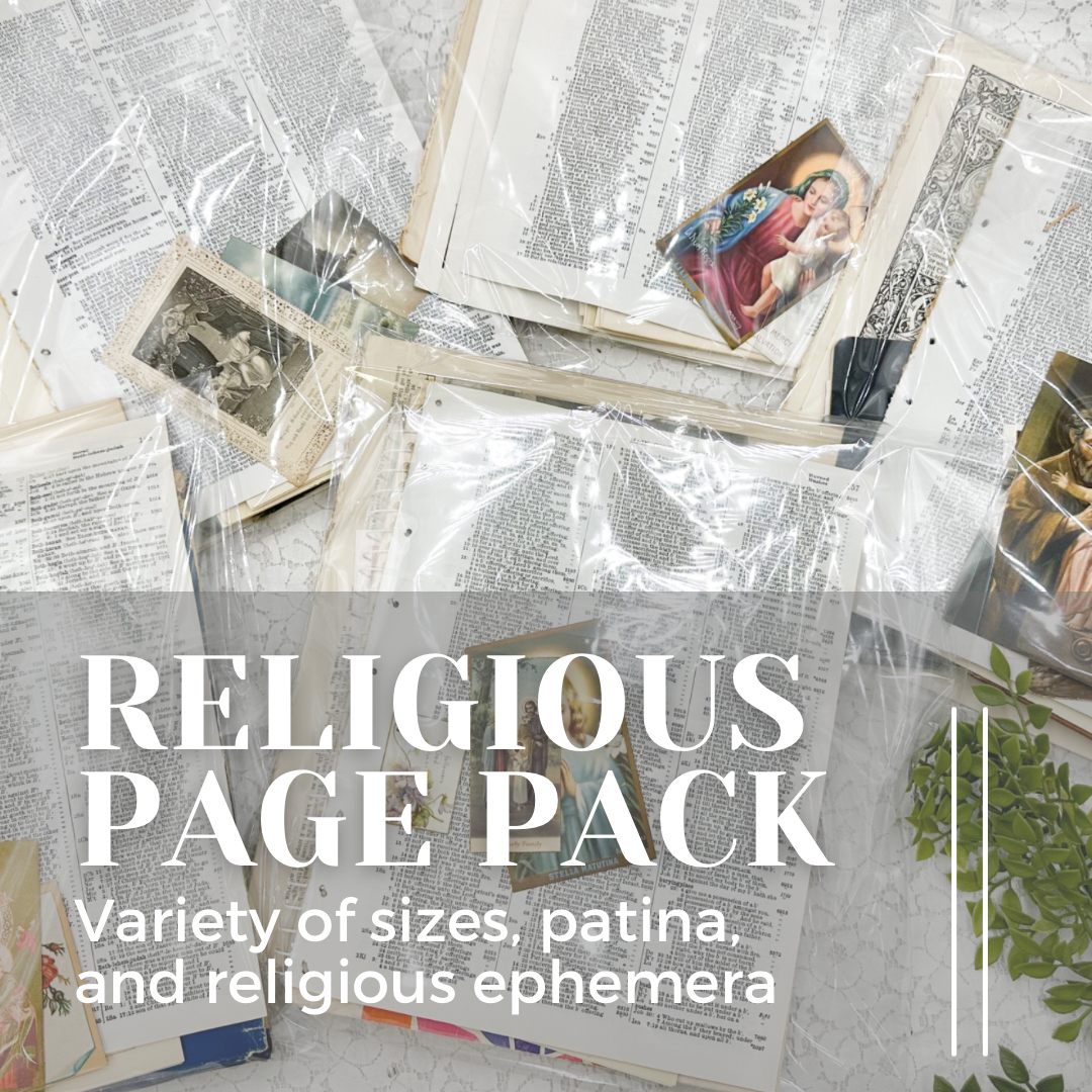Religious Pages and Ephemera Packs