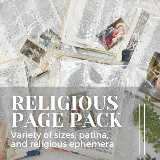 Religious Pages and Ephemera Packs
