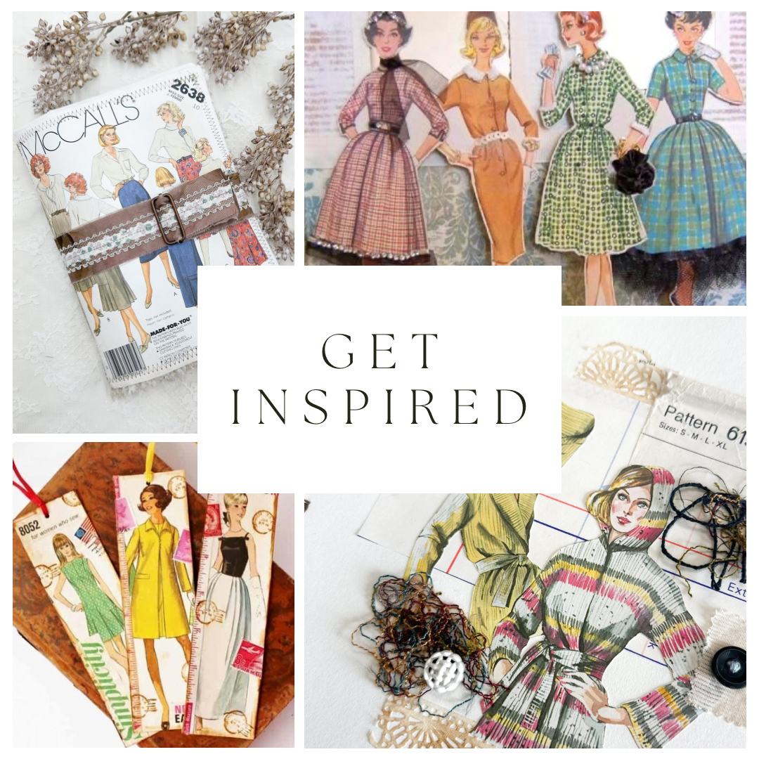 Assorted Vintage Pattern Sleeves