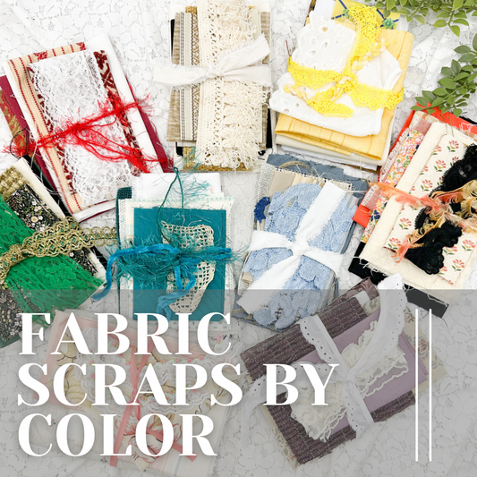 Fabric Scraps for Junk Journals