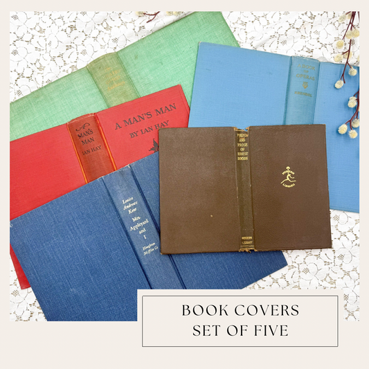Book Cover Set of Five