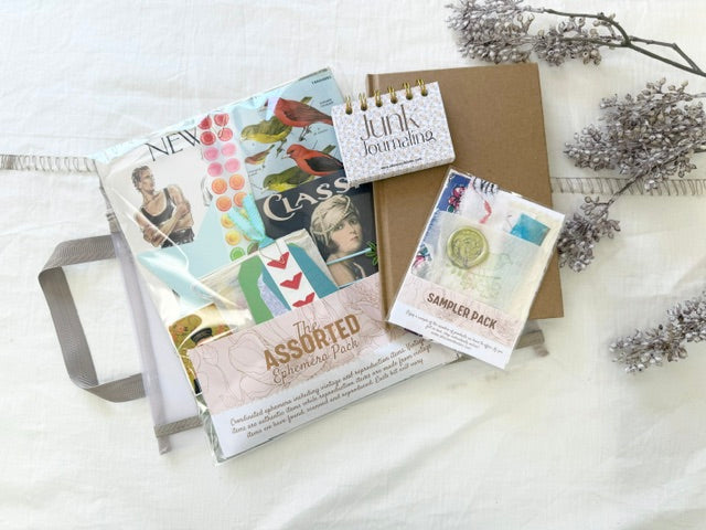 junk journal＆ペーパーバッグセット Junk Journal Kit for Modern Junk Journaling – A House of Books