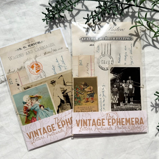 Assorted Vintage Ephemera Pack