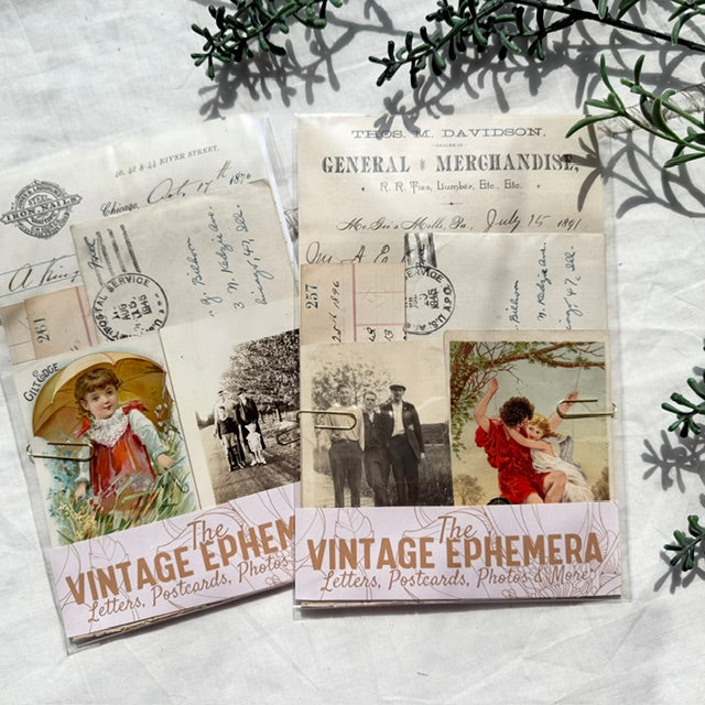 Assorted Vintage Ephemera Pack