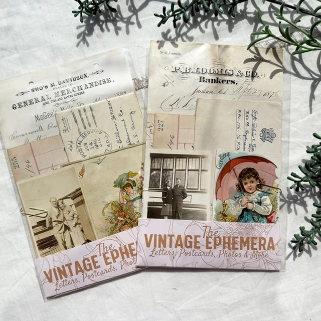 Assorted Vintage Ephemera Pack