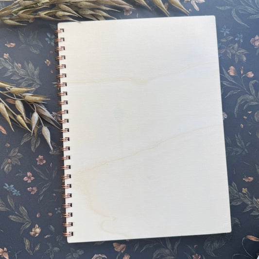 Blank Journal with Wood Cover- 9x12