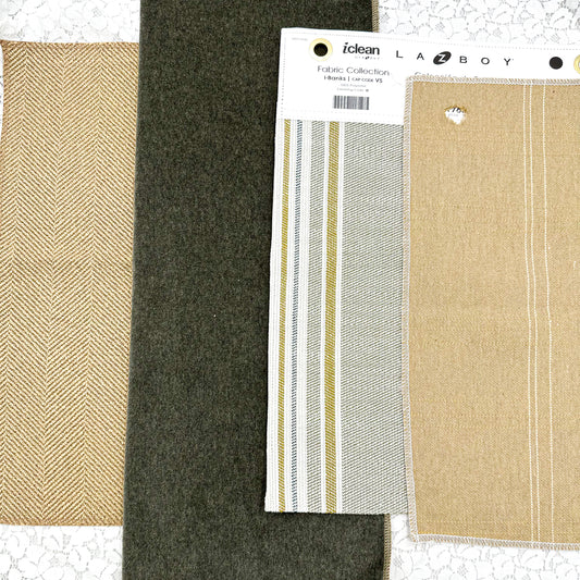 Upholstery Fabric Samples with Hangers (set of 4)