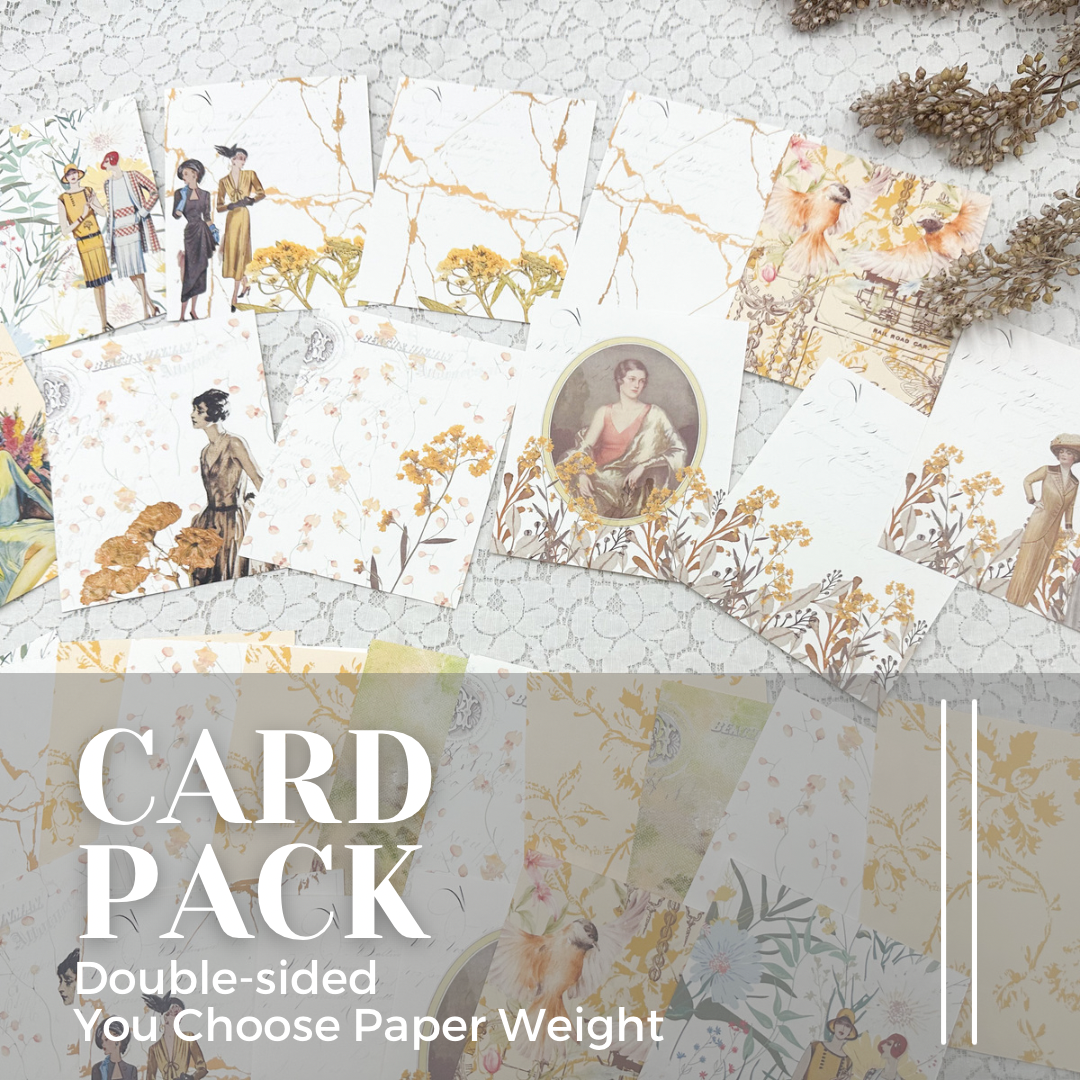 Double Sided Cardstock Pack- Reproduction Vintage Papers