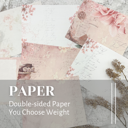 Double Sided Page Pack- Reproduction Vintage Papers