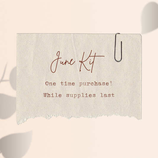 June Ephemera Subscription Kit- One Time Purchase