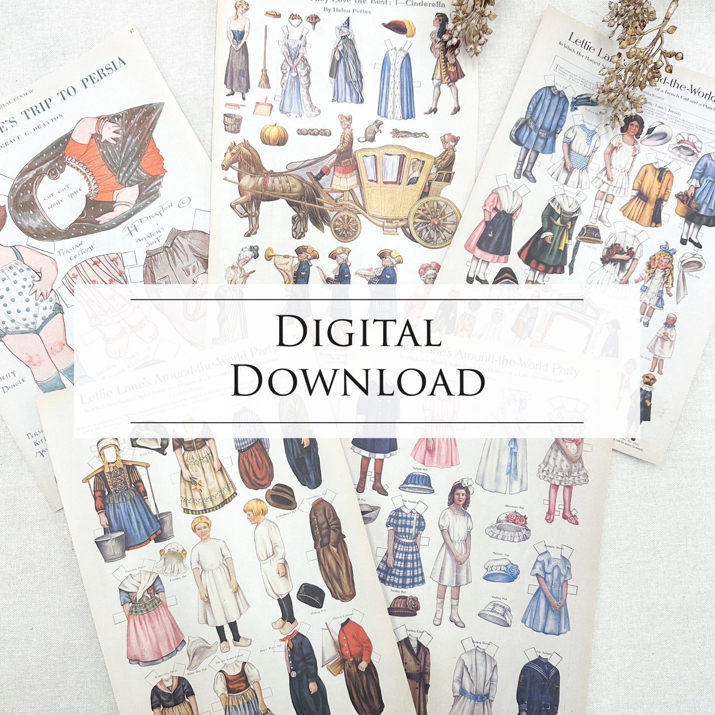 Paper Doll- Digital Downloads