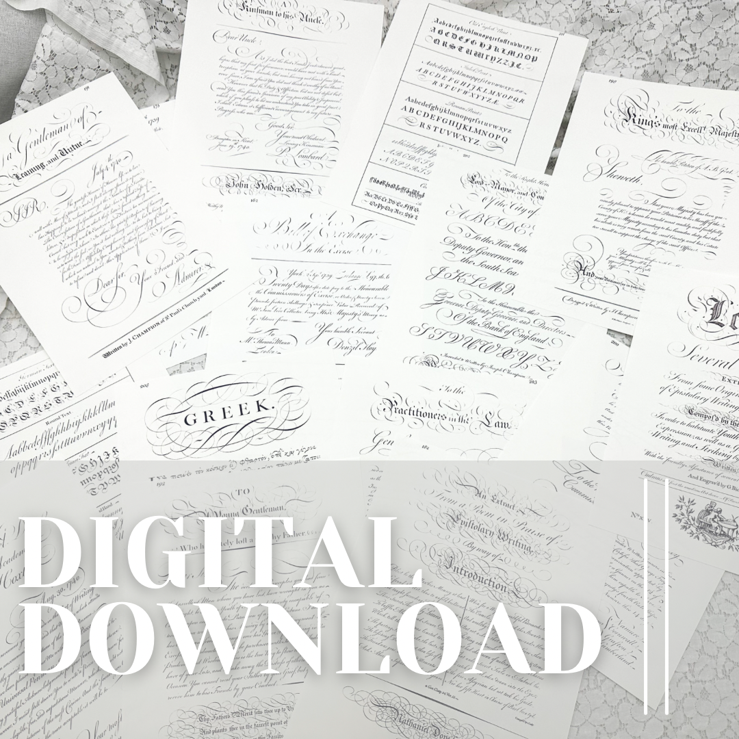 Calligraphy Writing- Digital Download Set of 15