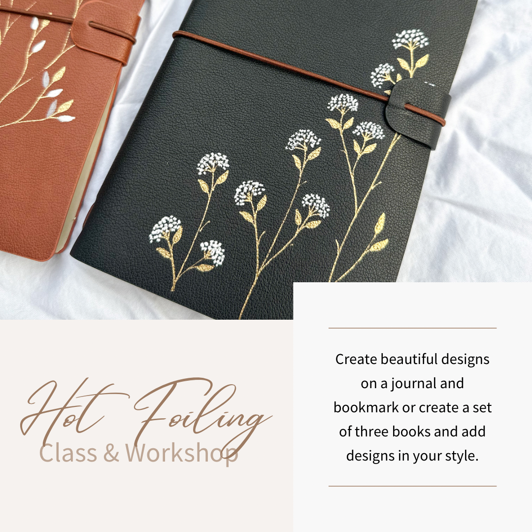 Foiling Workshop- Create Book Set or Journal and Bookmark – A House of ...