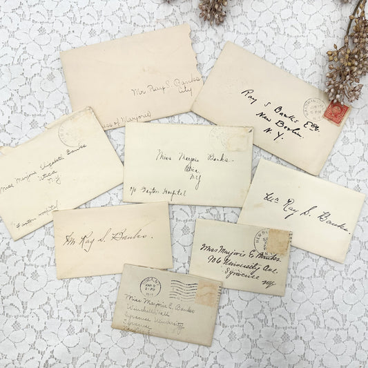 Vintage Envelopes and Letters (Set of 8)