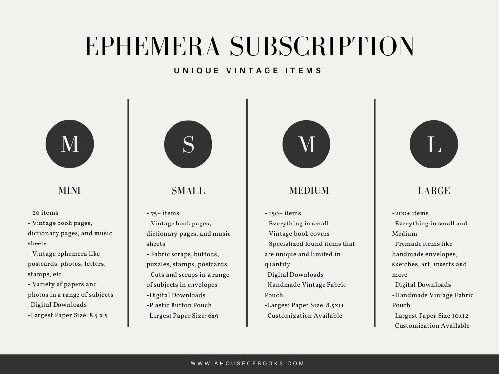 Ephemera Subscription