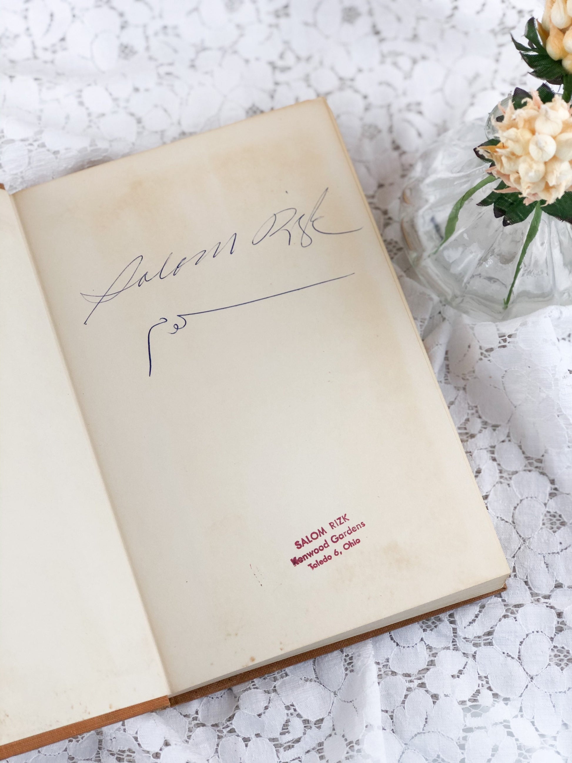 Signed Syrian Yankee by Salom Rizk