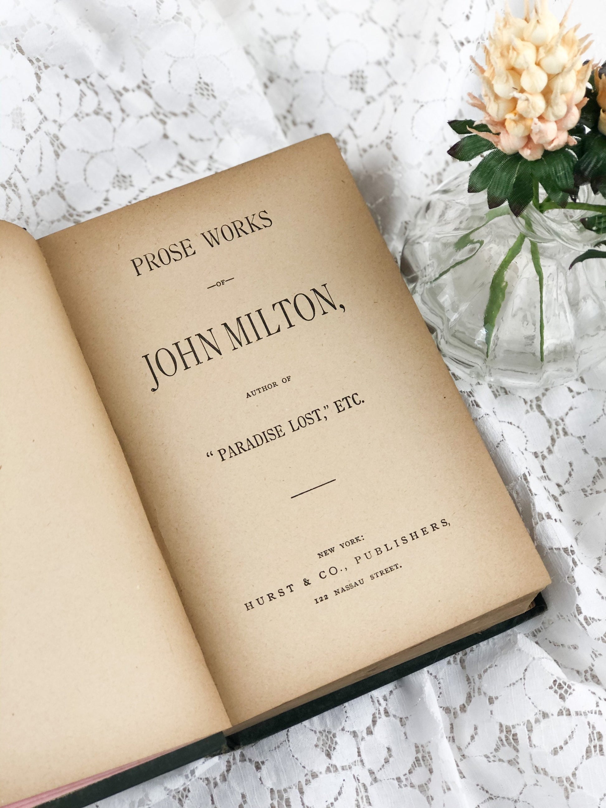 Prose Works for John Milton