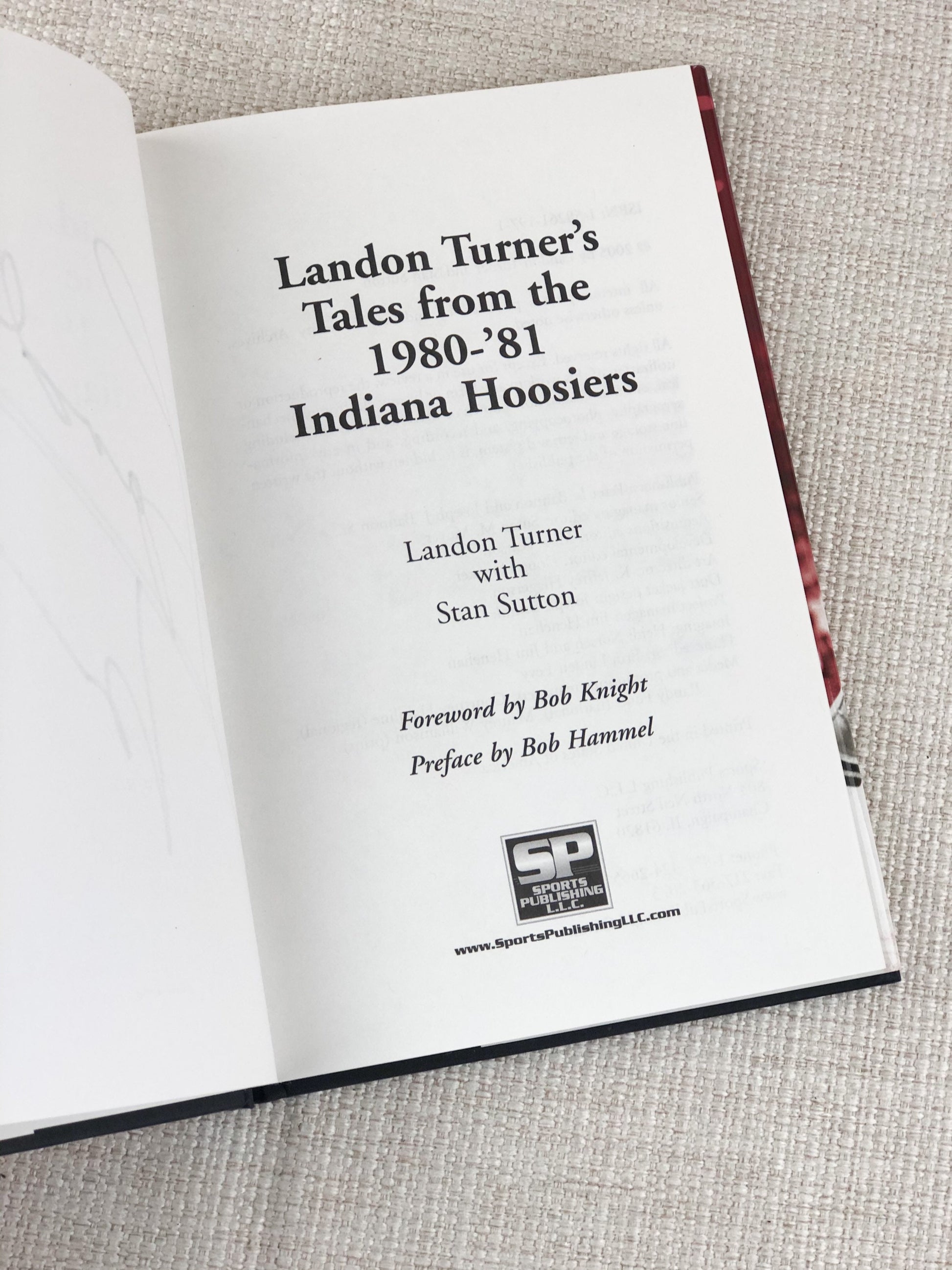 Signed Landon Turner Book