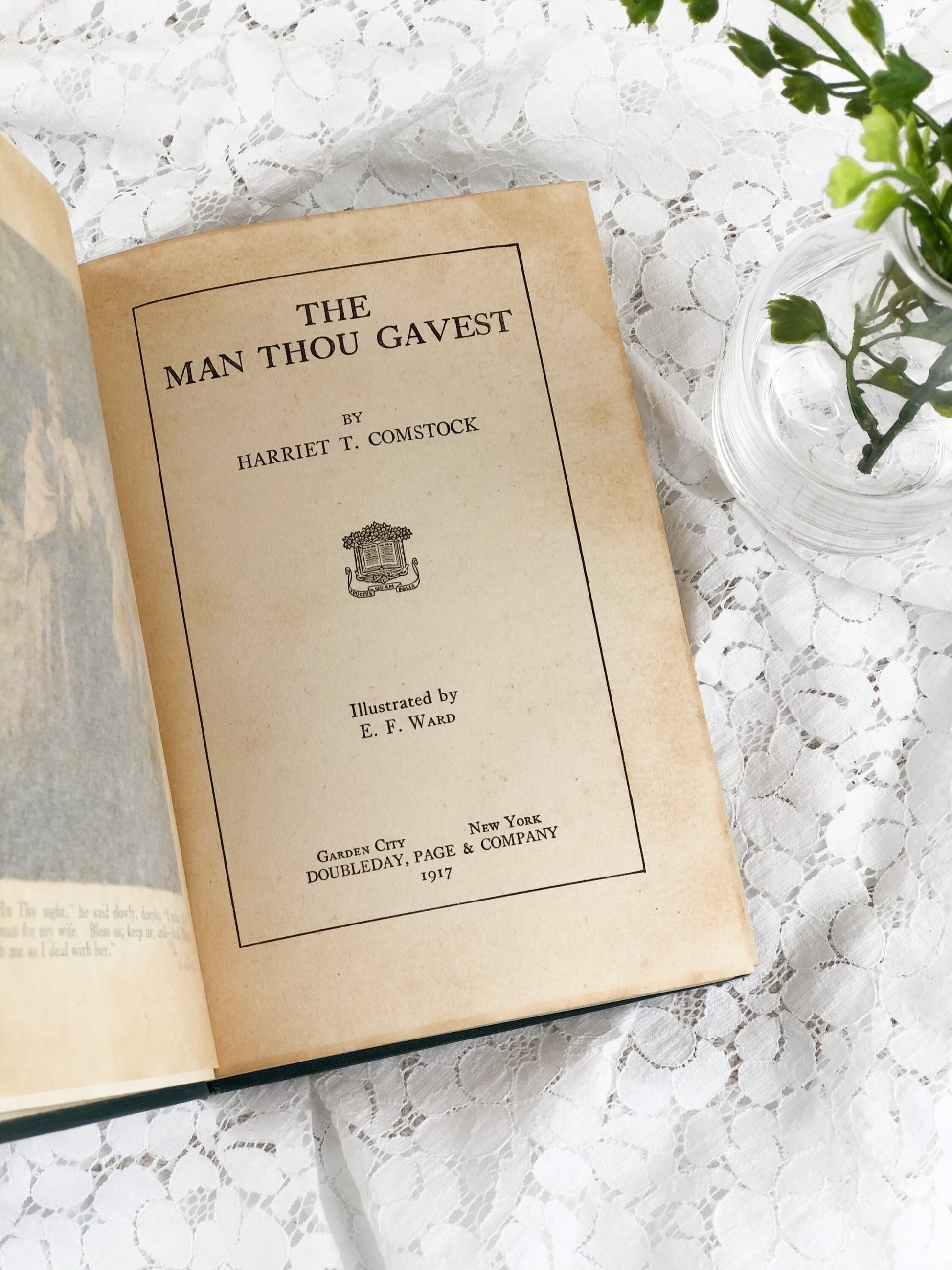 Vintage Book, The Man Thou Gavest
