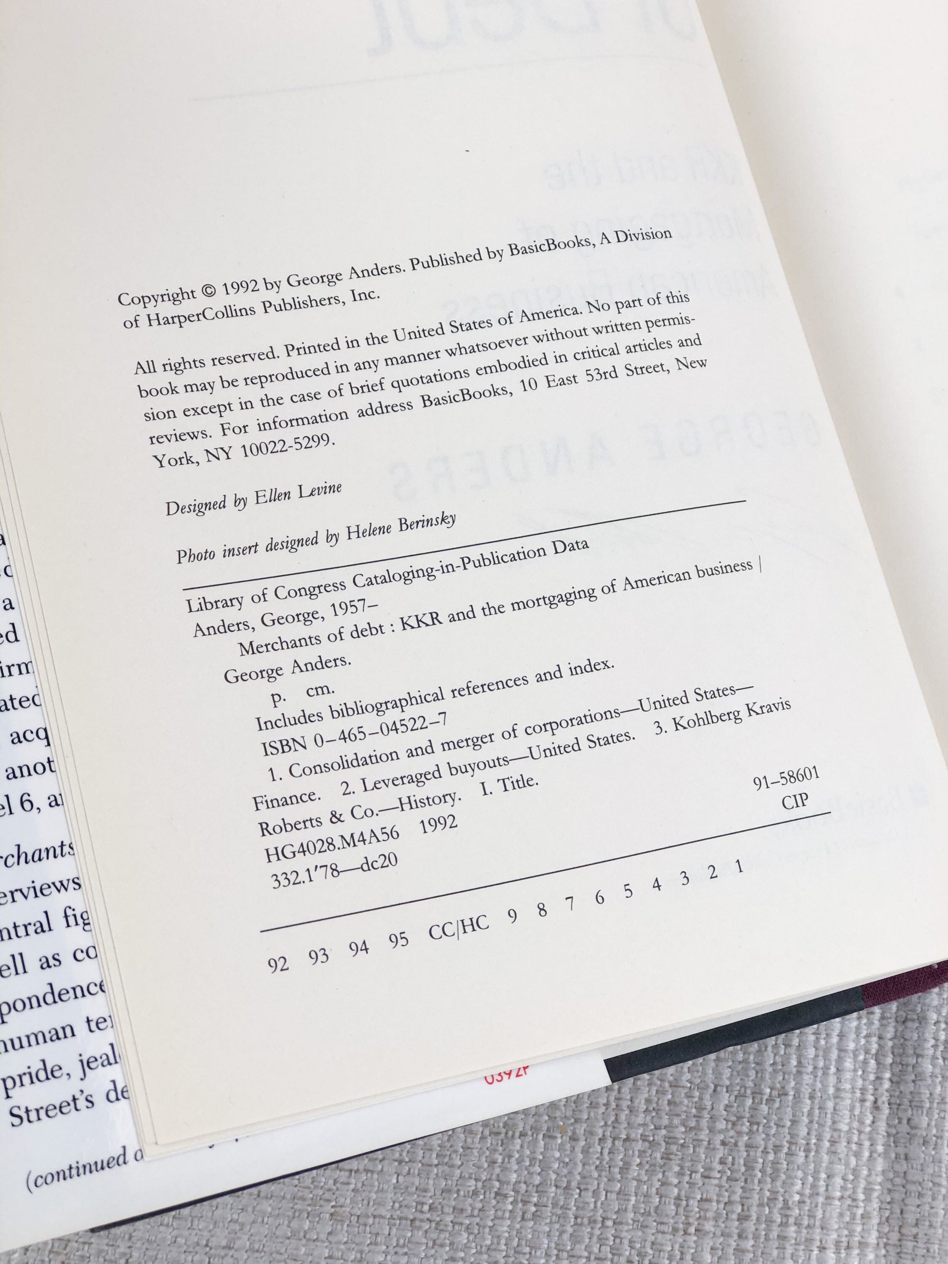Signed Merchants of Debt by George Anders