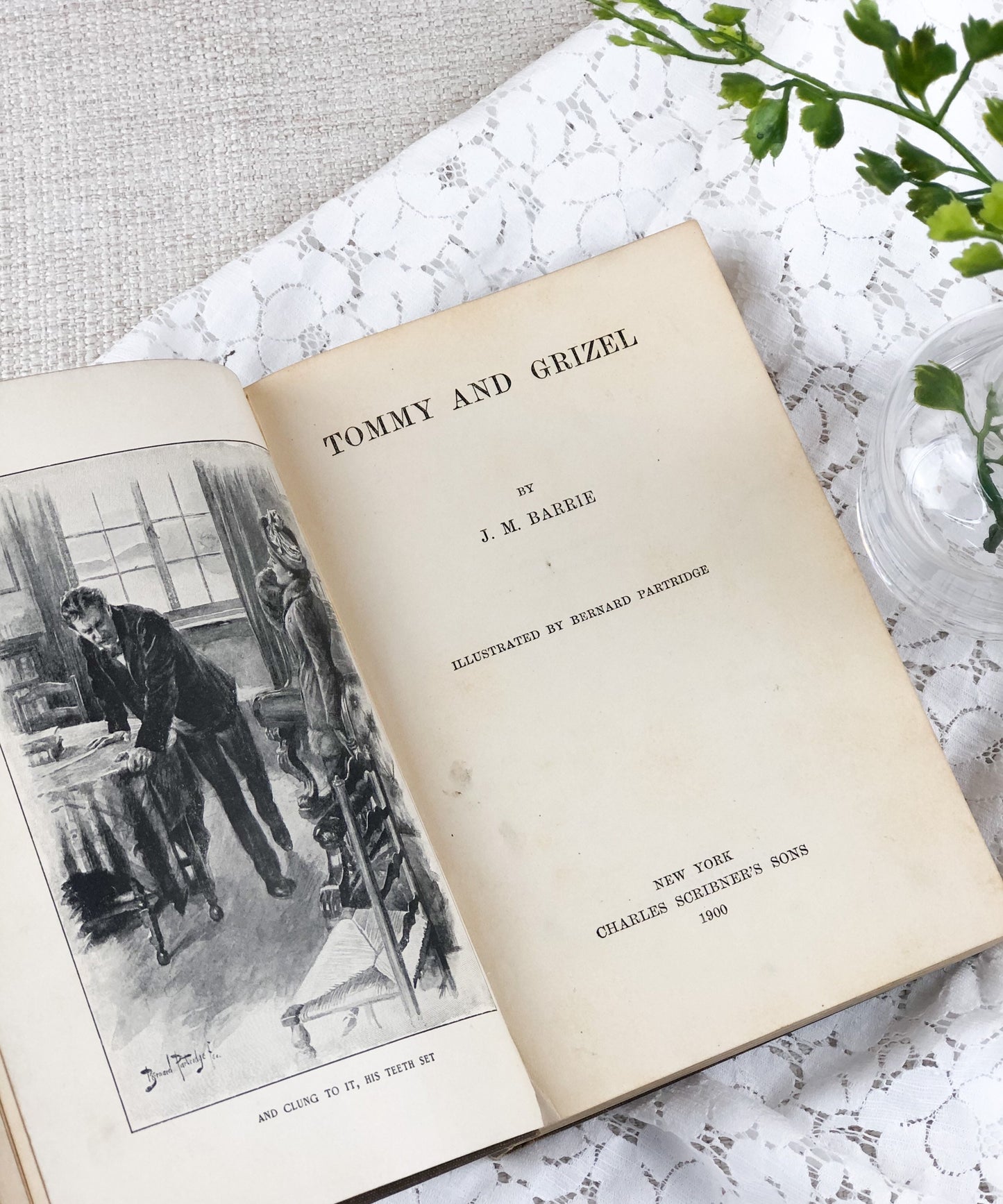Rare Book, Tommy and Grizel by J.M. Barrie