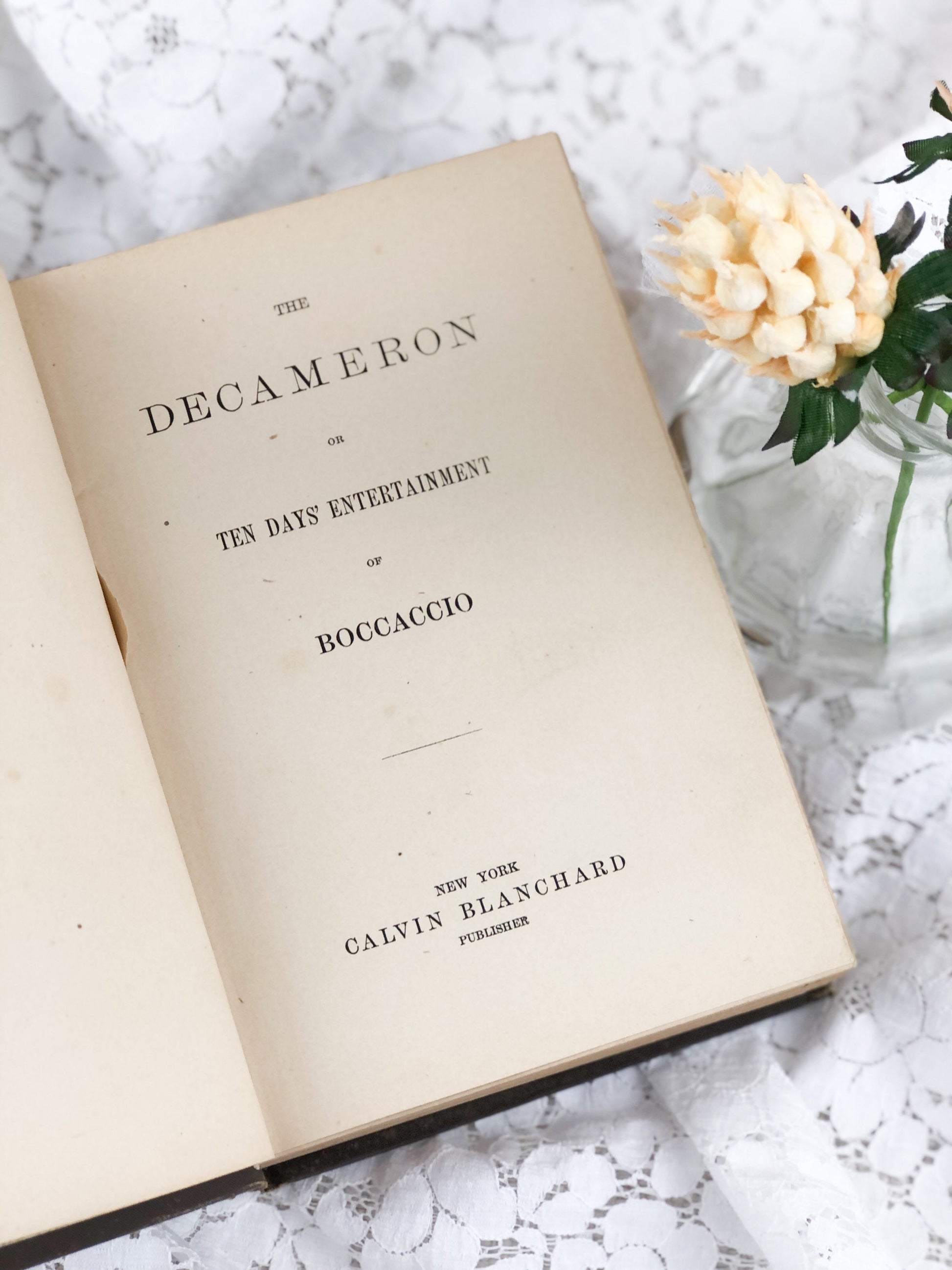 The Decameron by Boccaccio