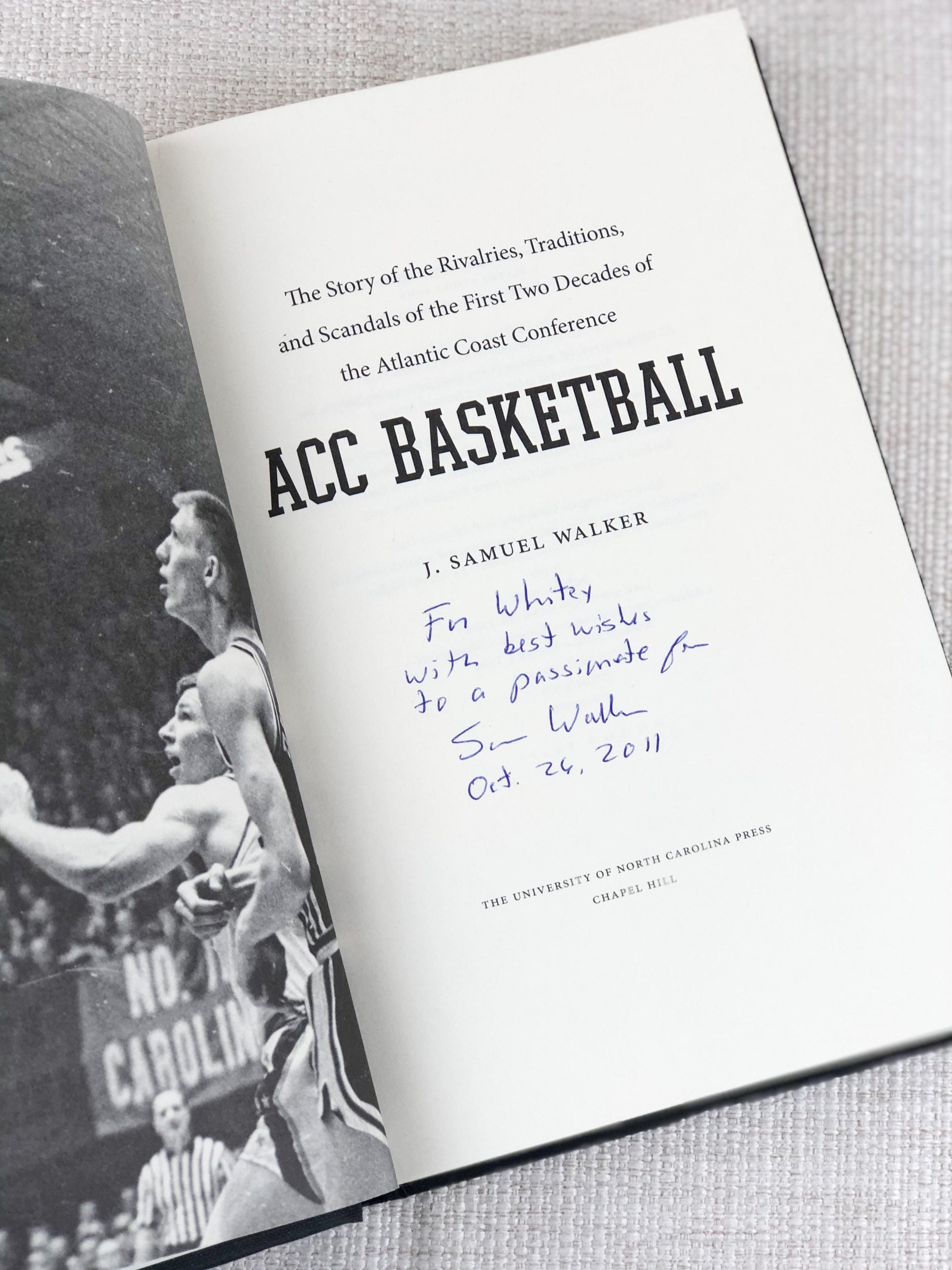 Signed First Edition by J. Samuel Walker