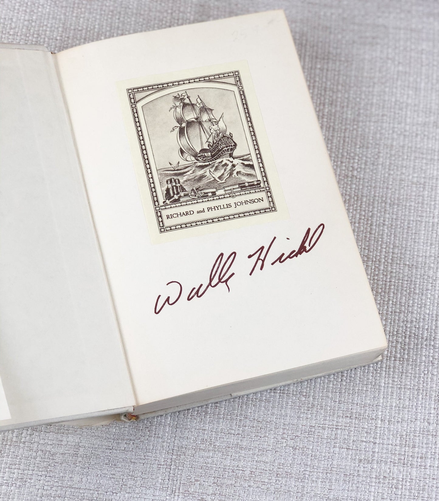 Signed Book by Walter J Hickel