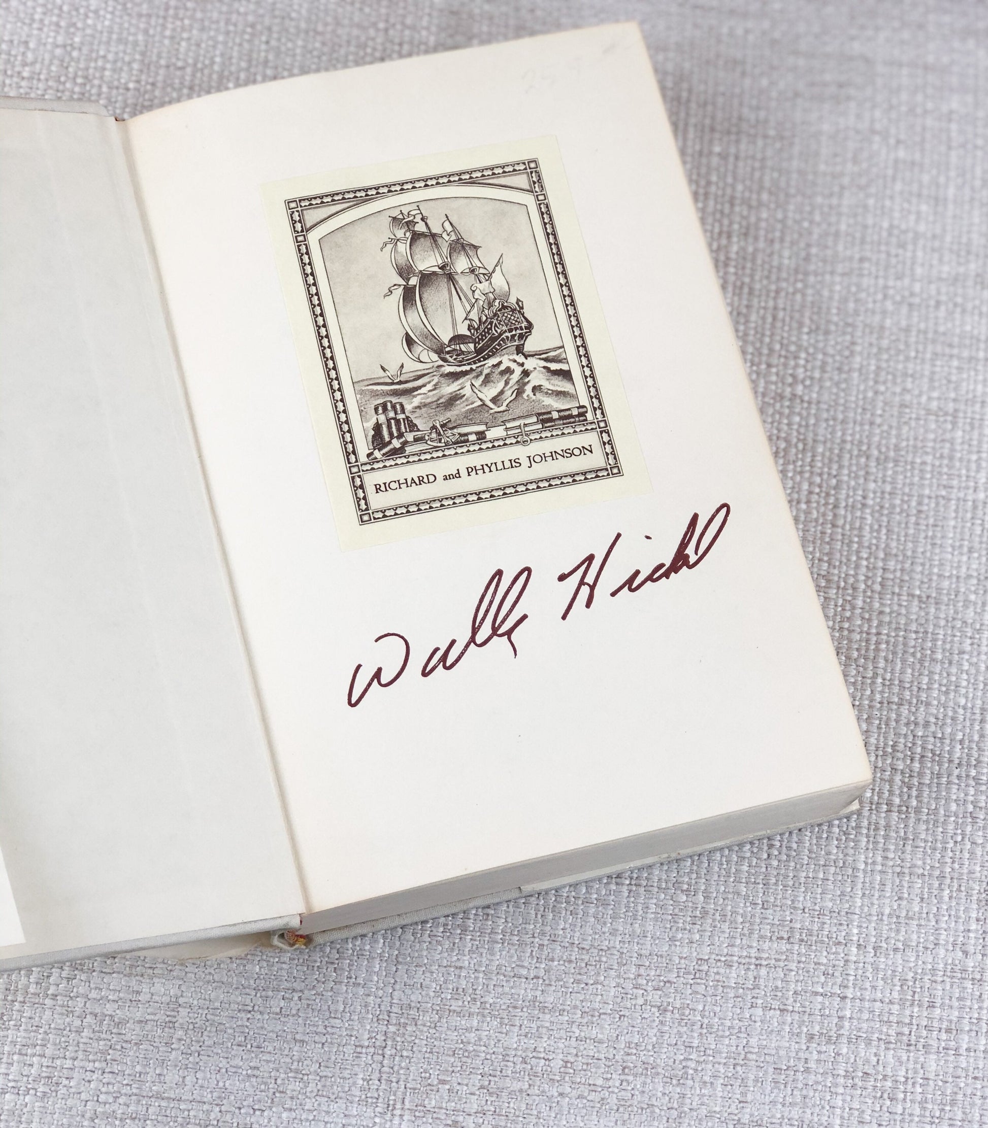 Signed Book by Walter J Hickel
