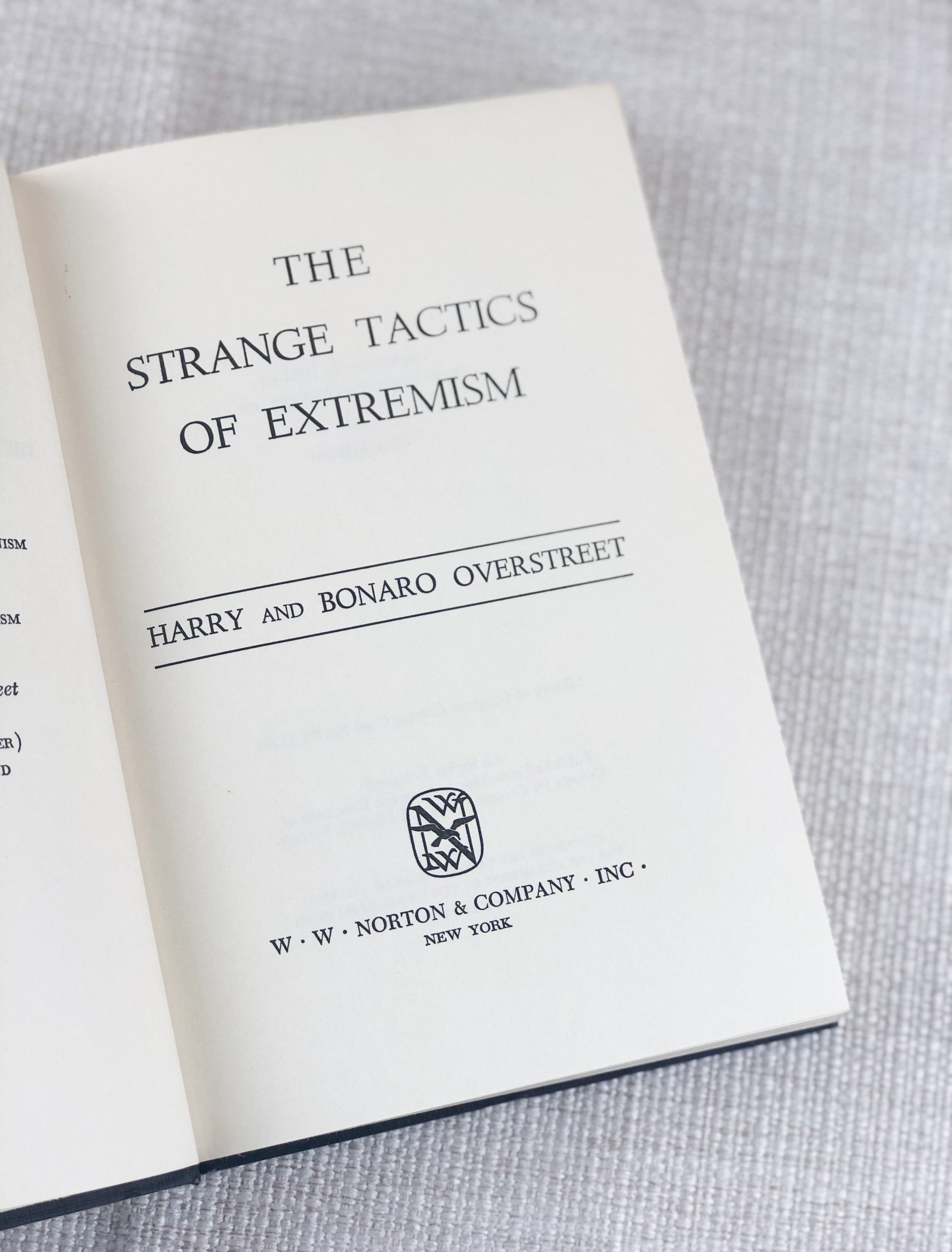 Signed Book / Harry and Bonaro Overstreet