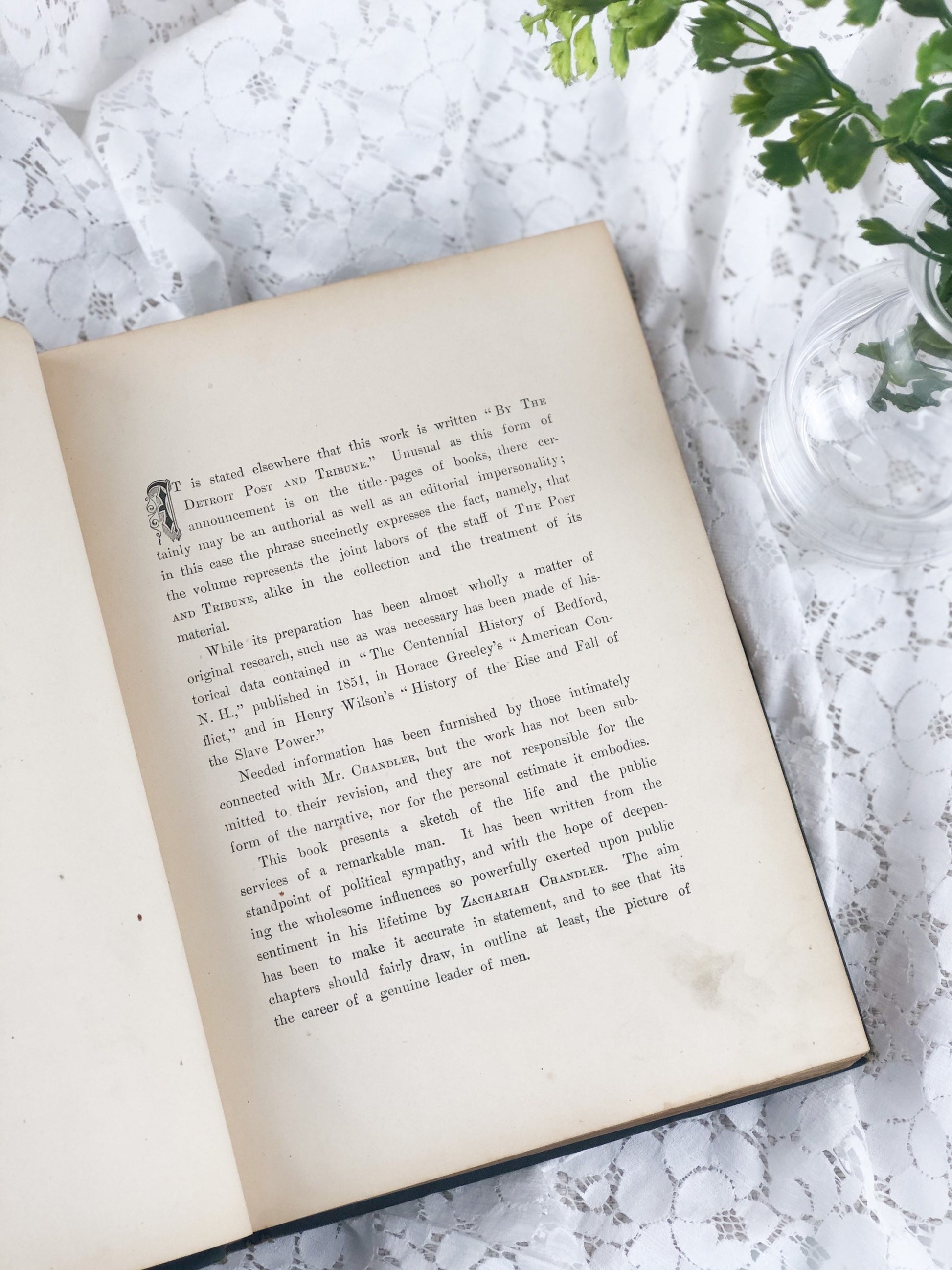 Antique Michigan History, Zachariah Chandler