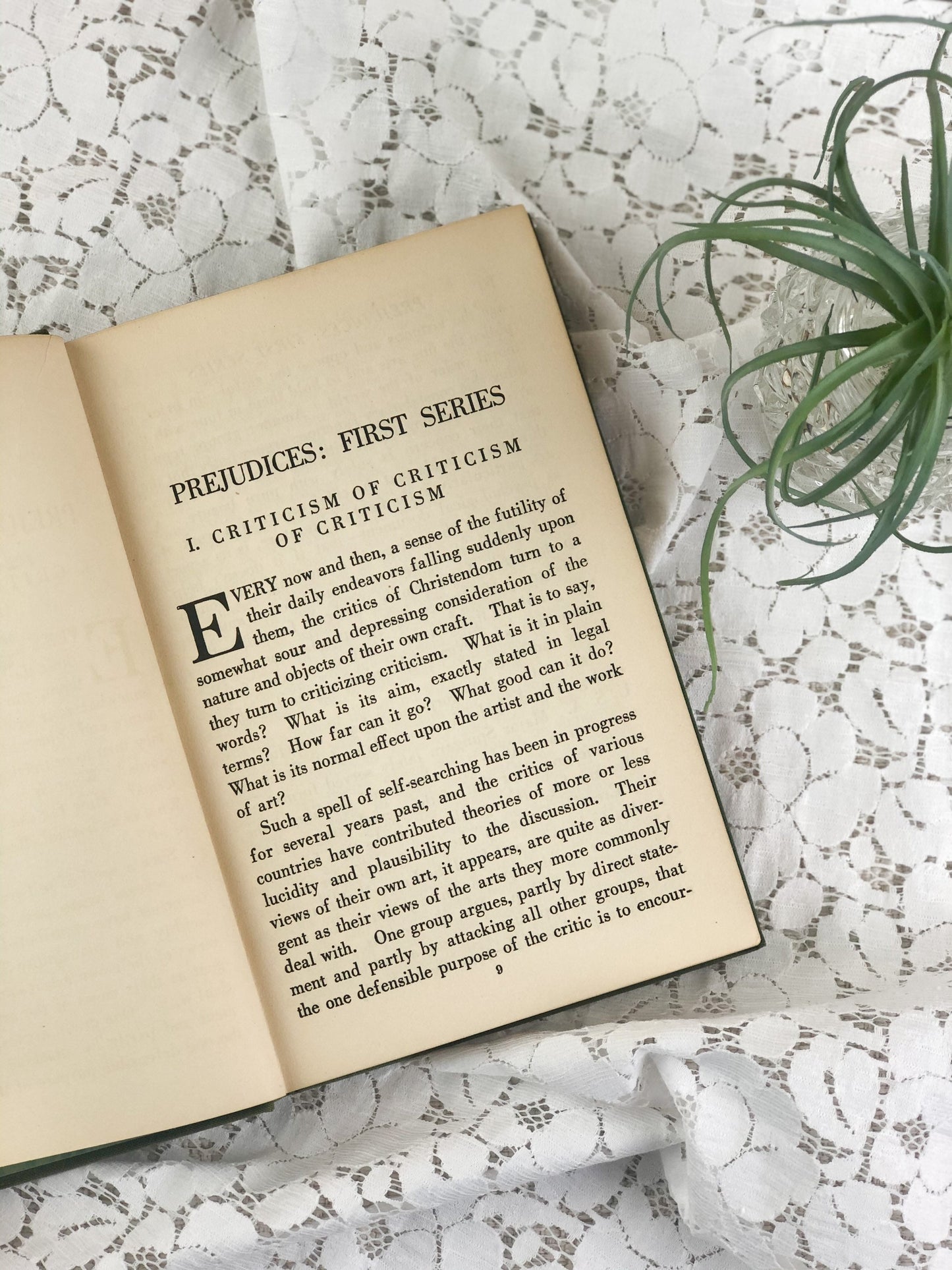 Vintage Book, Prejudices by H. L. Mencken