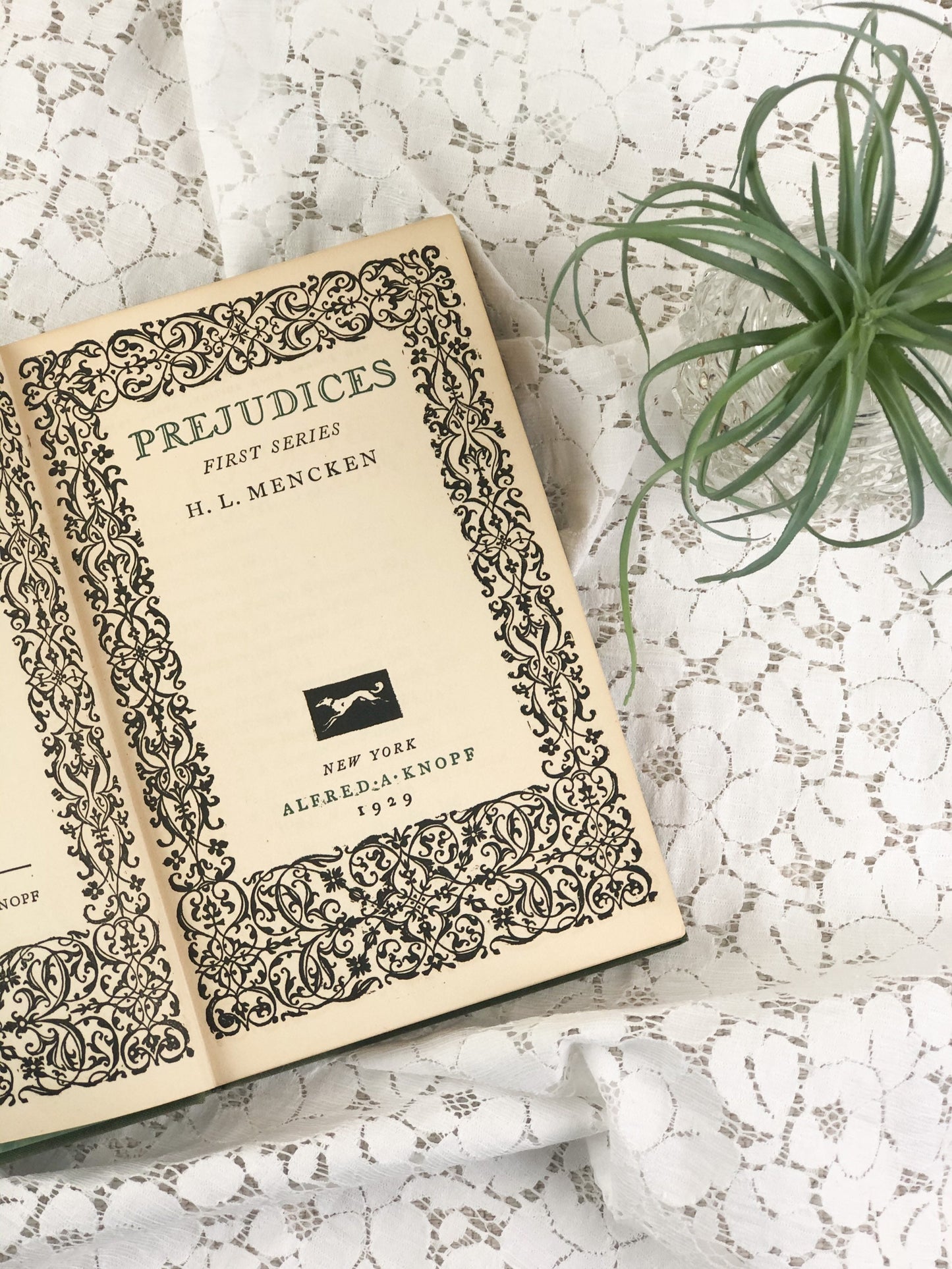 Vintage Book, Prejudices by H. L. Mencken