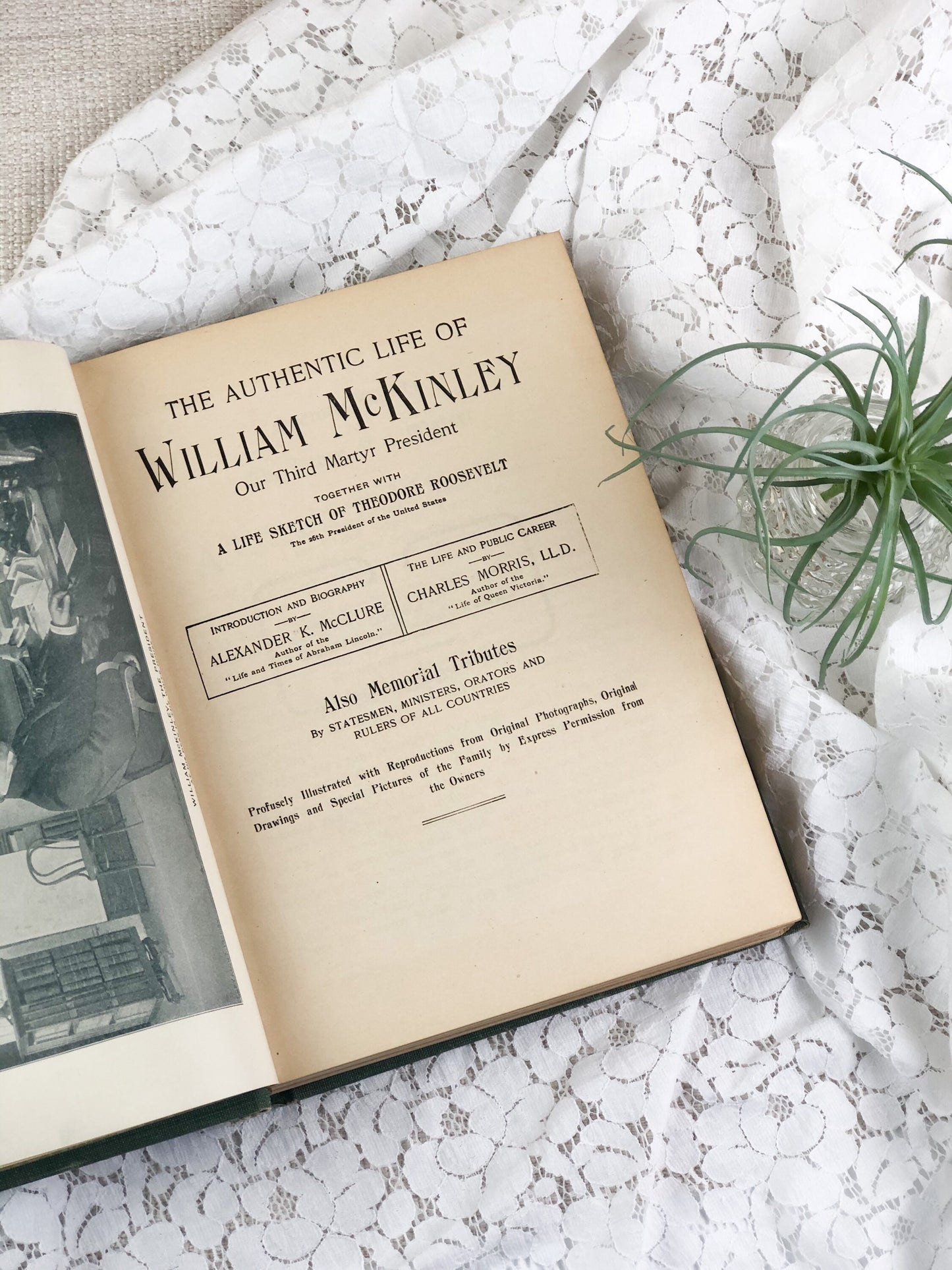Rare Book, The Authentic Life of William McKinley