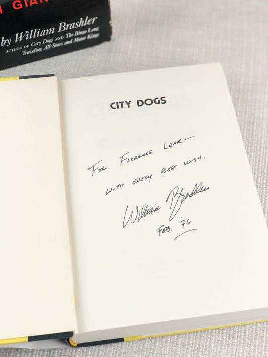 Signed by Author William Brashler / First Edition Books
