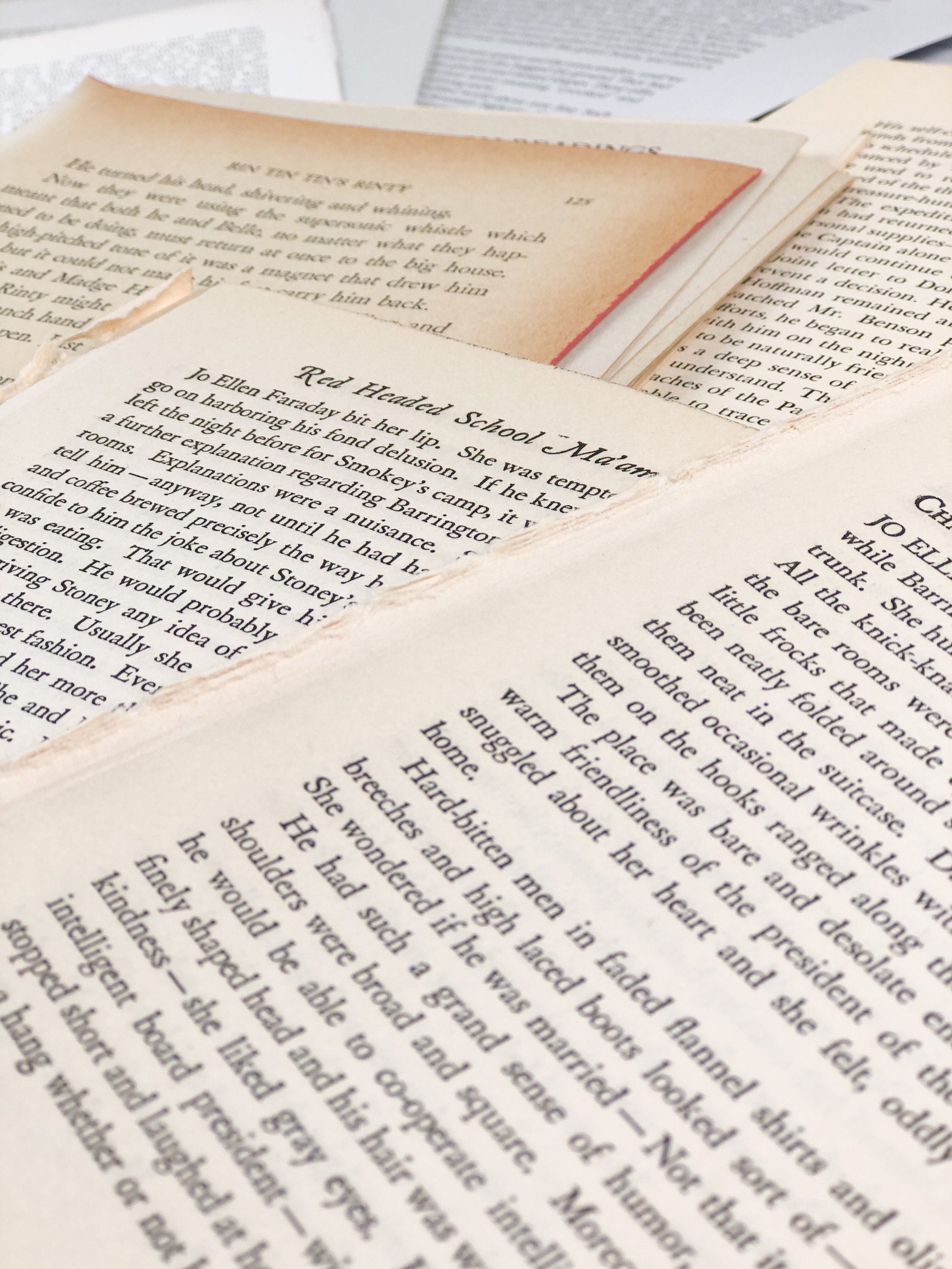 Vintage Book Pages 700+, Typography, Scrapbook Paper