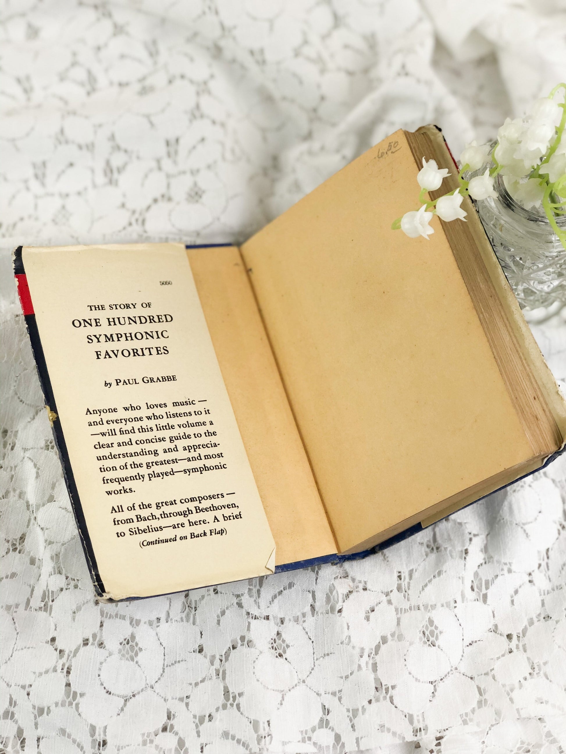 Vintage Musical Book, The Story of One Hundred Symphonic Favorites