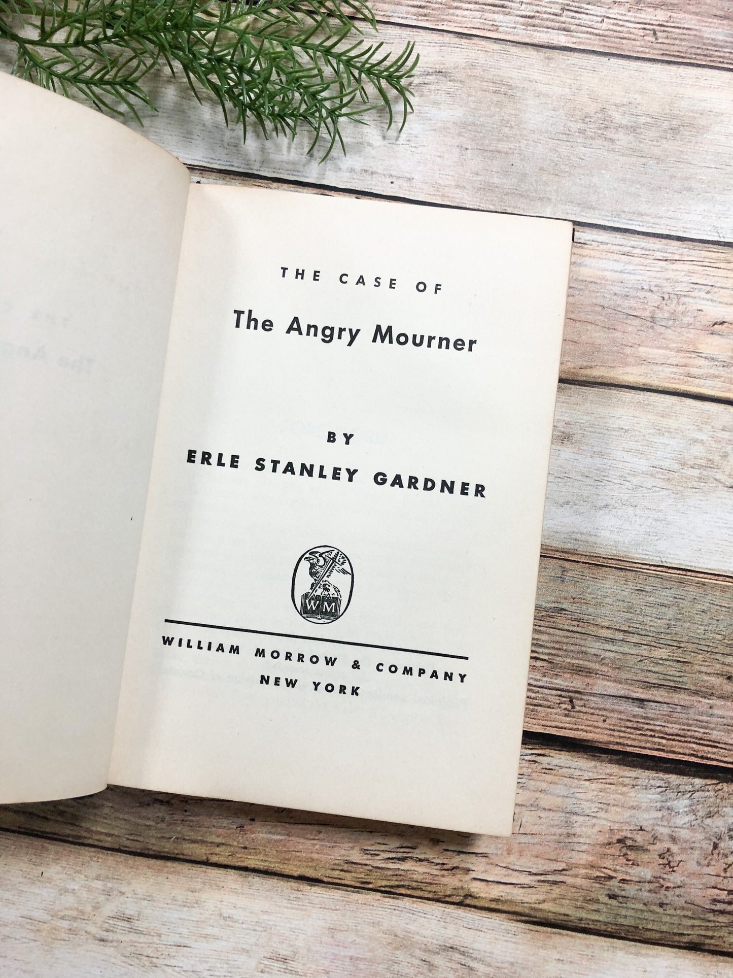 First Edition Erle Stanley Gardner, The Case of the Angry Mourner