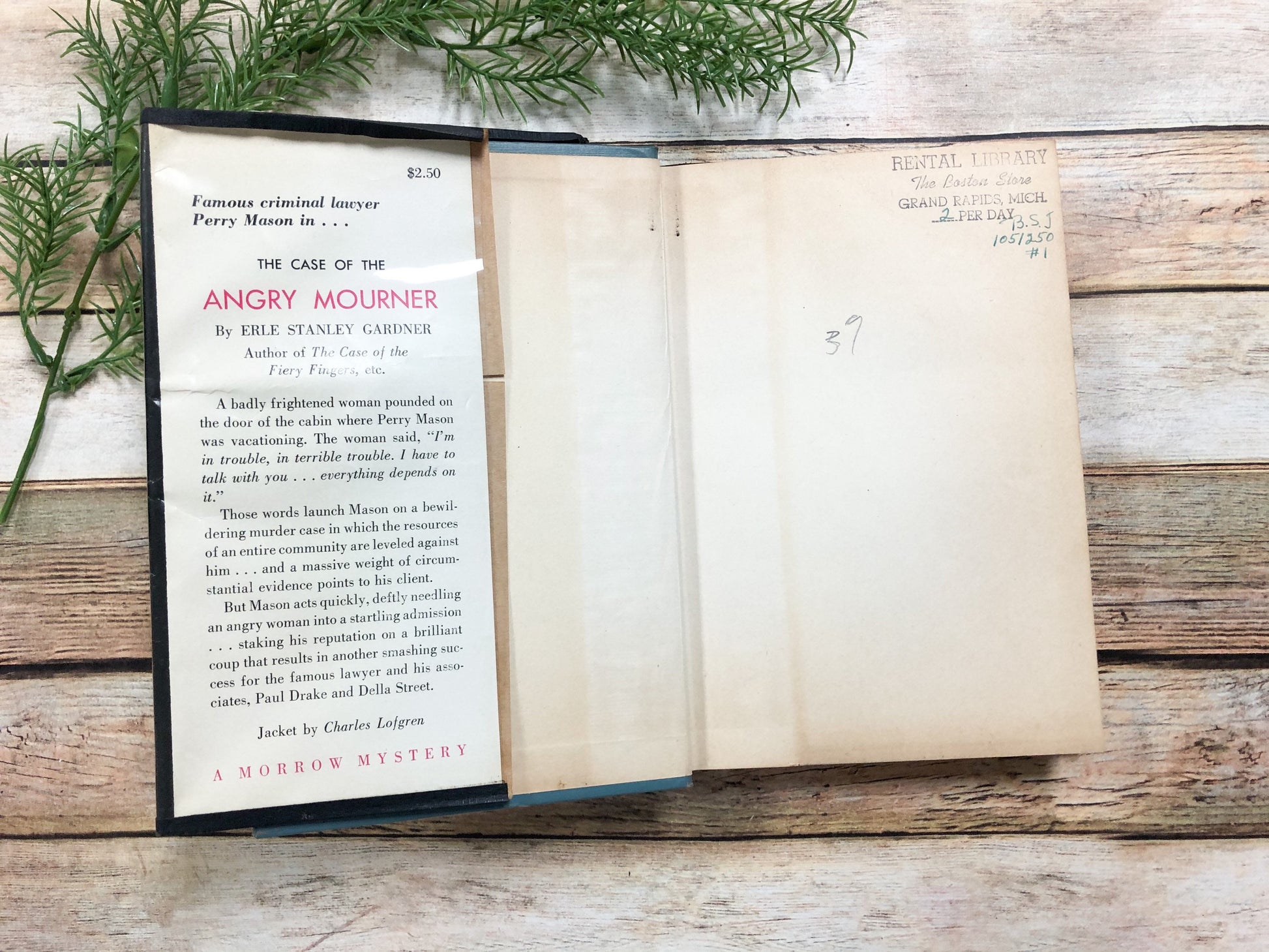 First Edition Erle Stanley Gardner, The Case of the Angry Mourner