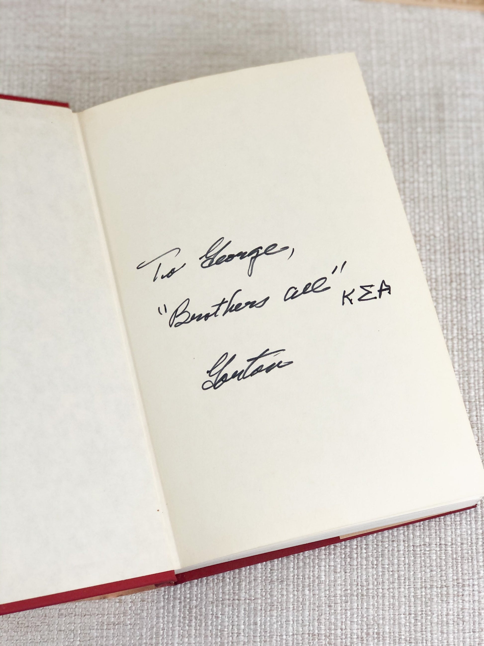 Upon This Hill Signed by M Gorton Riethmiller / Olivet College