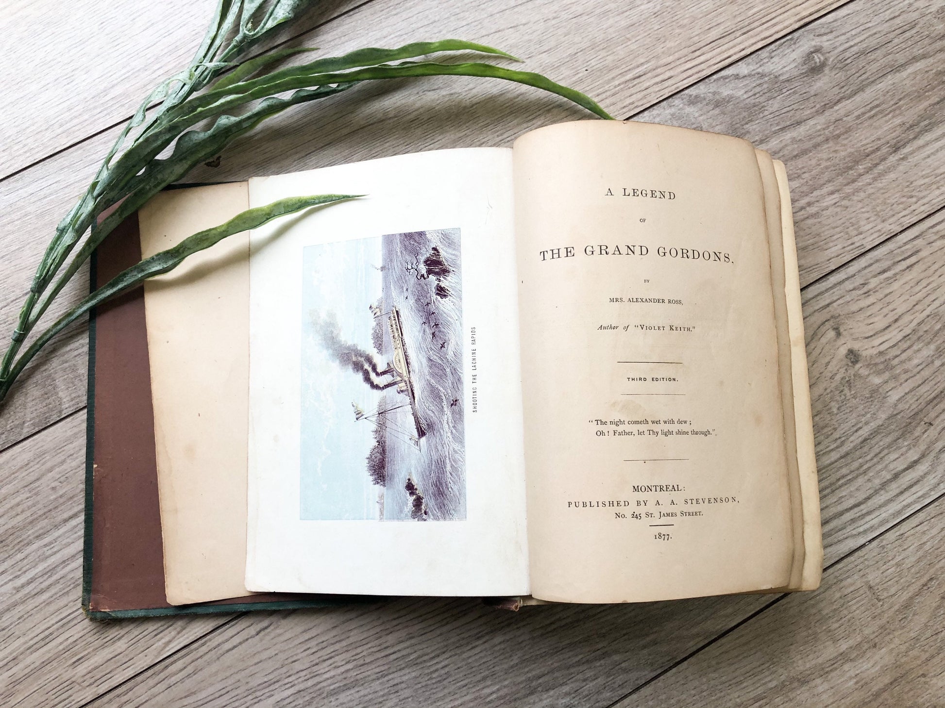 Rare Book, A Legend of the Grand Gordons by Mrs. Alexander Ross