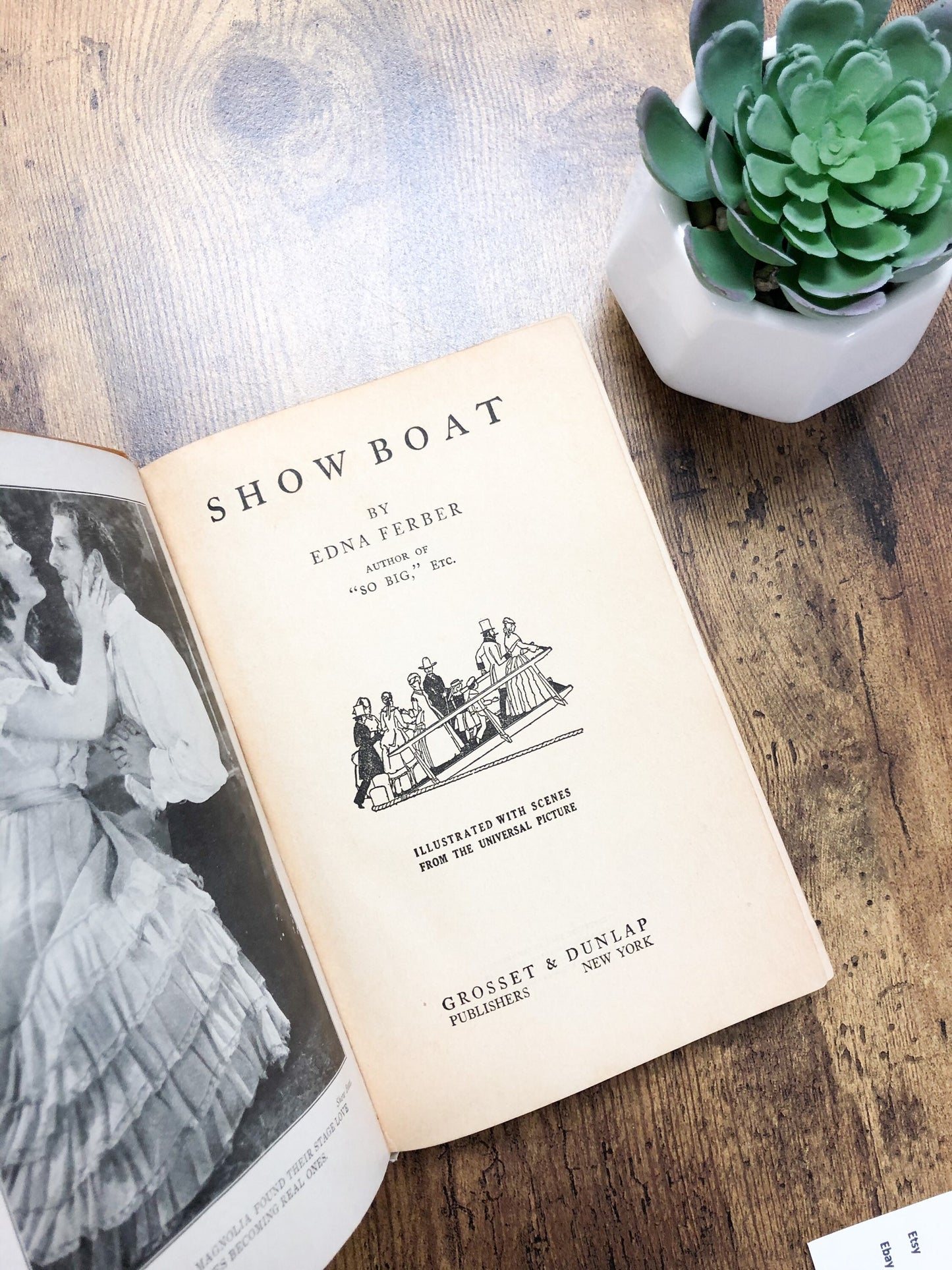 Vintage Book, Show Boat by Edna Ferber