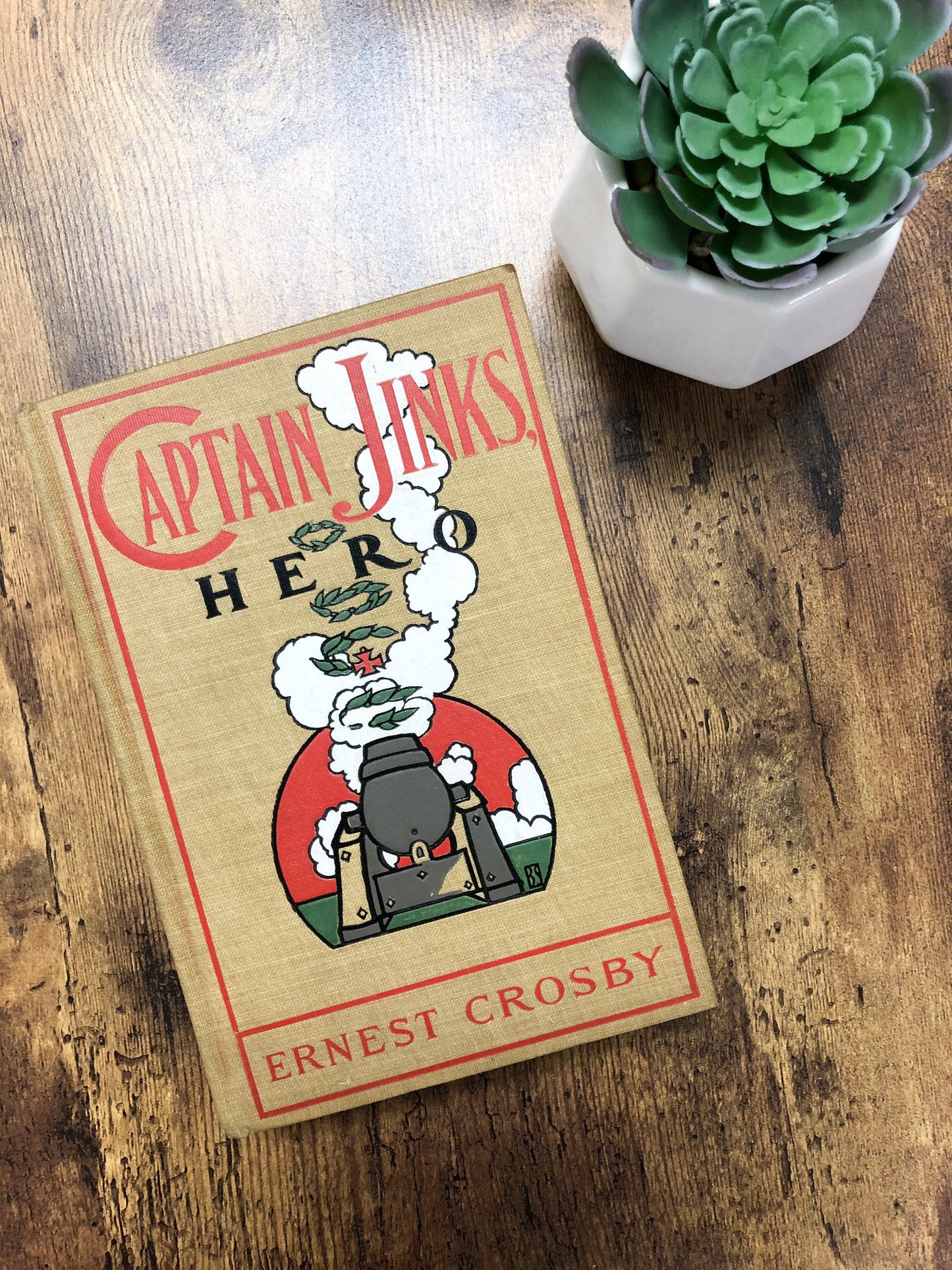 Antique Book, Captain Jinks Hero by Ernest Crosby